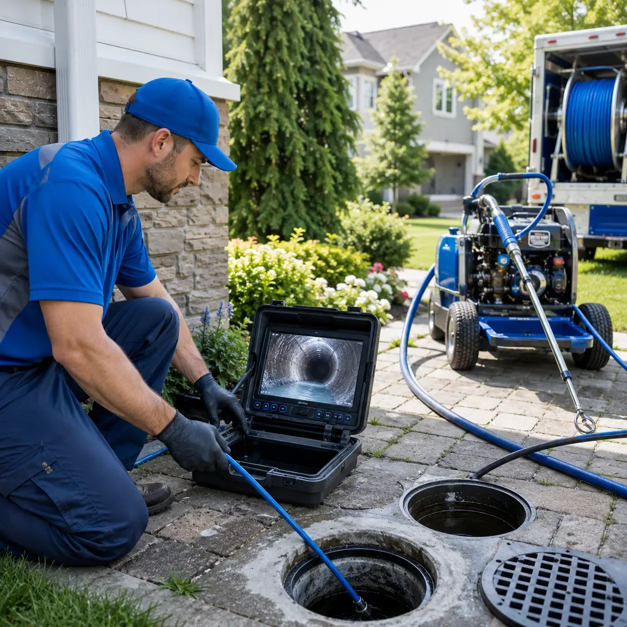 Outdoor drain cleaning professionals serving Boss, MO